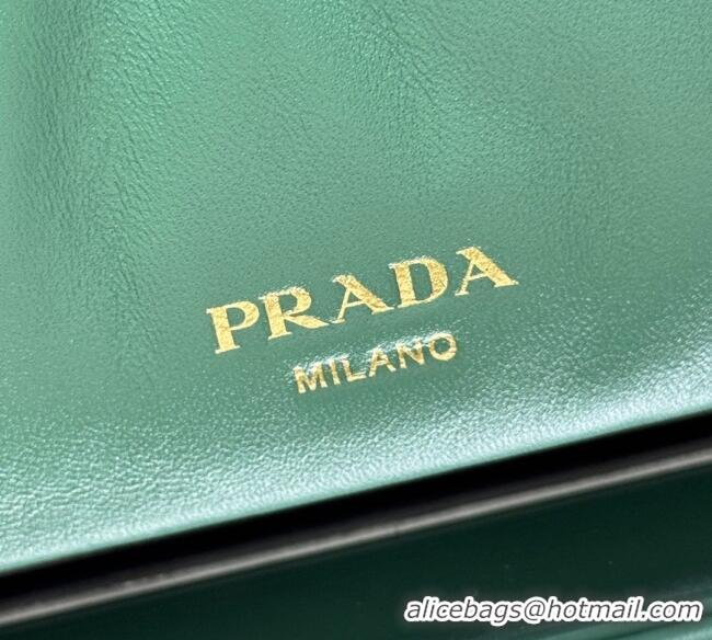 Famous Brand Prada Dada small nappa leather bag 1BG586 Green 2025