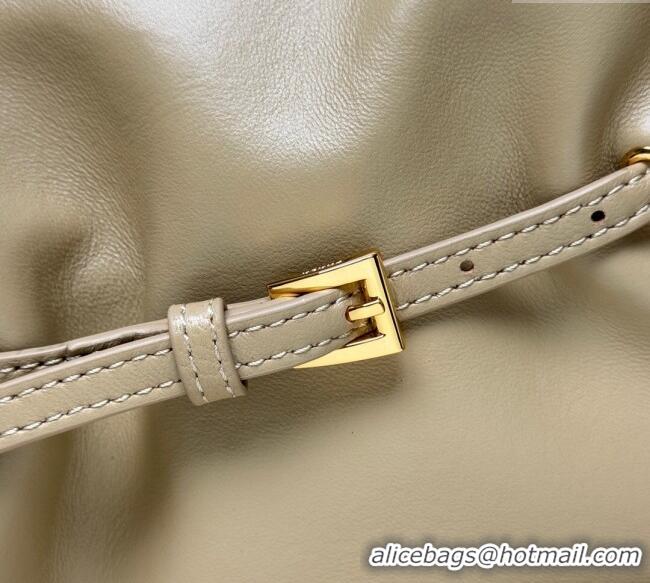 Luxury Discount Prada Dada small nappa leather bag 1BG586 Beige 2025