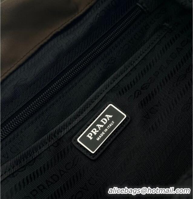 Top Grade Prada Mens Re-Nylon backpack bag 2VZ110 Burnt Brown 2025