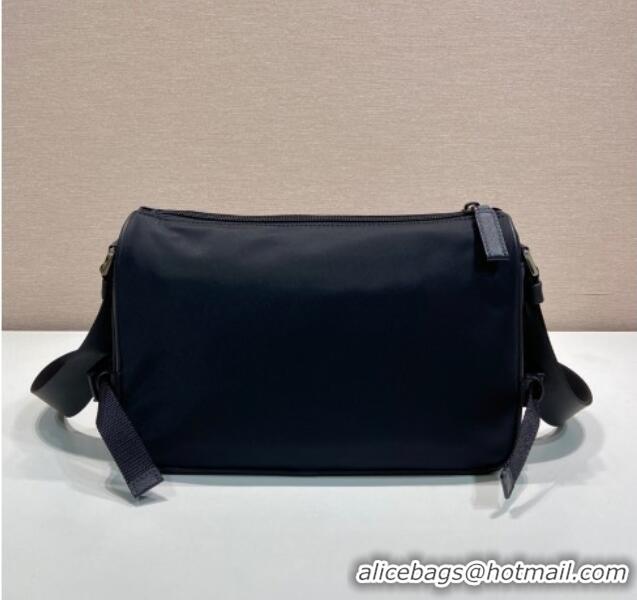 Market Sells Prada Mens Medium Re-Nylon and Saffiano leather shoulder bag 2VH192 Black 2025