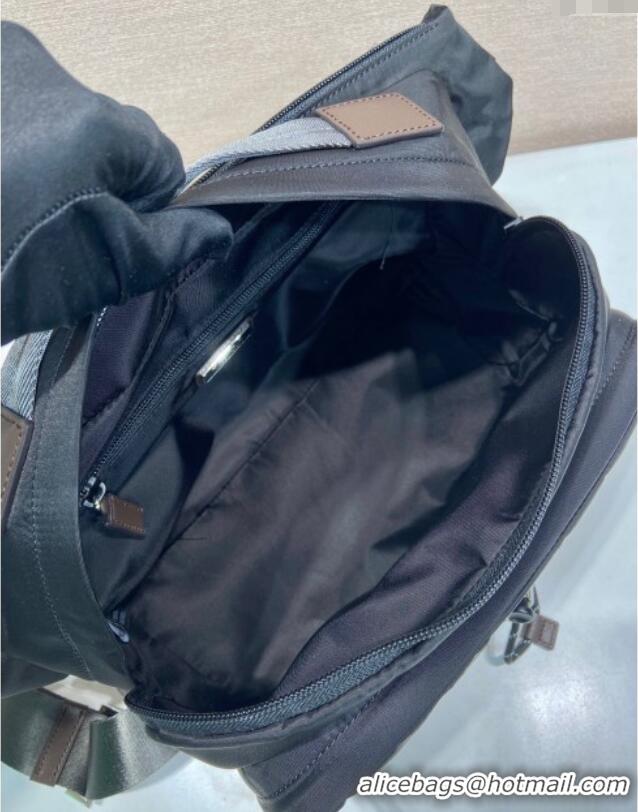 Most Popular Prada Speedrock Re-Nylon and leather shoulder bag 2VH201 Black 2025