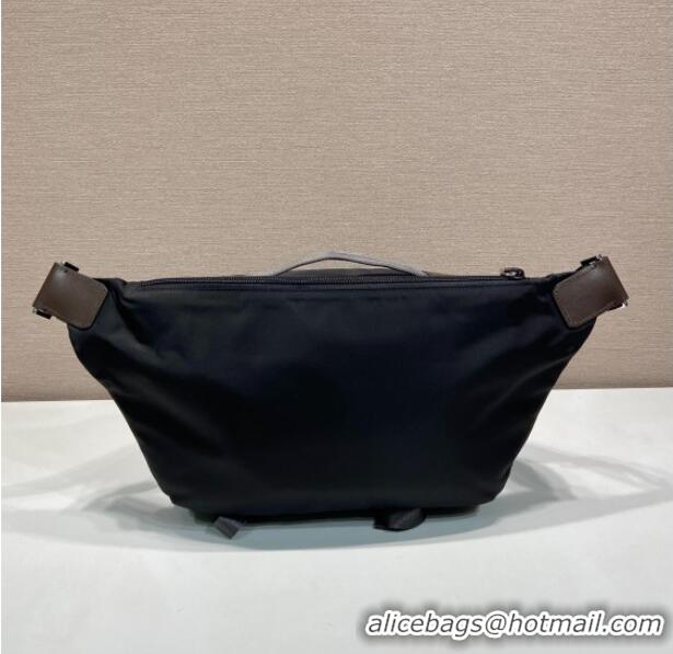 Most Popular Prada Speedrock Re-Nylon and leather shoulder bag 2VH201 Black 2025
