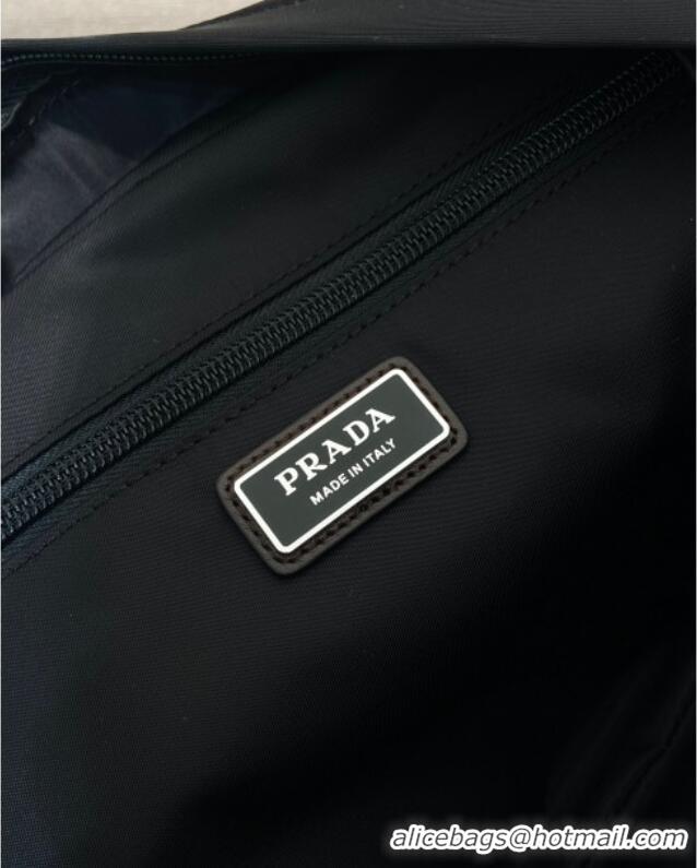 Most Popular Prada Speedrock Re-Nylon and leather shoulder bag 2VH201 Black 2025