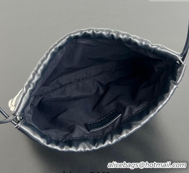 New Fashion Bottega Veneta Small Dustbag in Intrecciato Leather 816987 Blue/White Stripes 2025