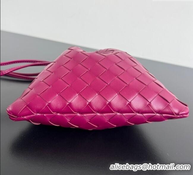 Luxury Cheap Bottega Veneta Small Dustbag in Intrecciato Leather 816987 Cinnabar Red 2025