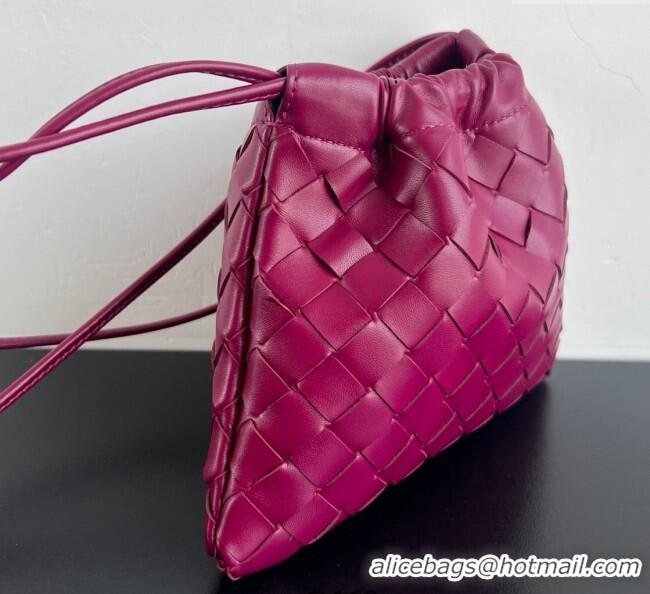 Luxury Cheap Bottega Veneta Small Dustbag in Intrecciato Leather 816987 Cinnabar Red 2025