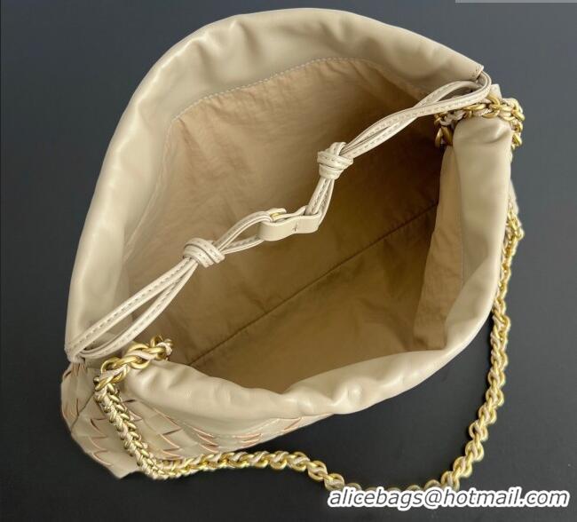 Promotional Bottega Veneta Dustbag Notte in Intrecciato Leather 839394 Dusty Beige 2025