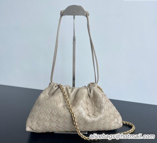 Promotional Bottega Veneta Dustbag Notte in Intrecciato Leather 839394 Dusty Beige 2025