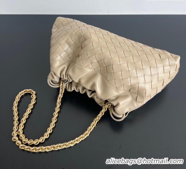 Promotional Bottega Veneta Dustbag Notte in Intrecciato Leather 839394 Dusty Beige 2025