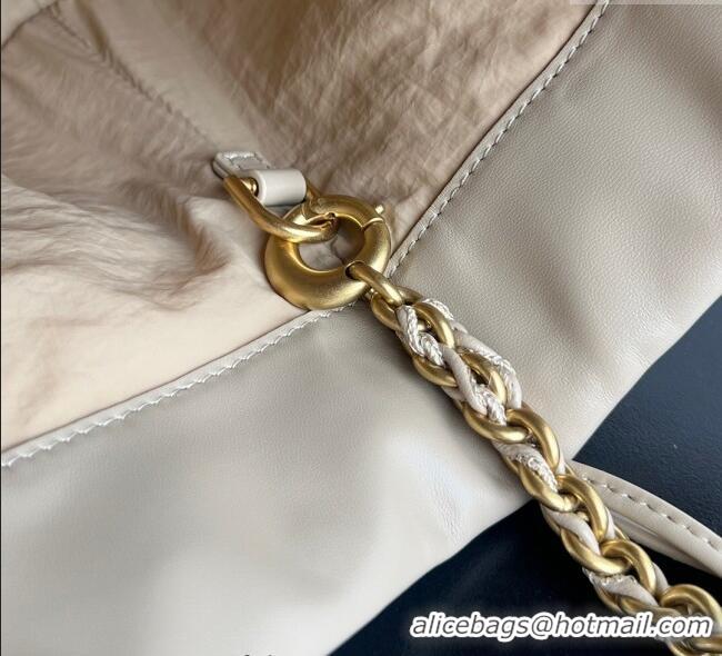 Promotional Bottega Veneta Dustbag Notte in Intrecciato Leather 839394 Dusty Beige 2025