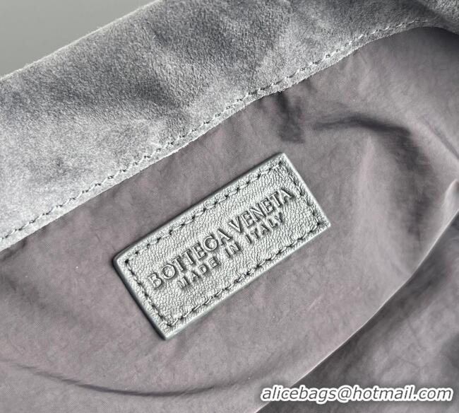 Super Quality Bottega Veneta Medium Dustbag in Intrecciato Suede 796728 Graphite Grey 2025