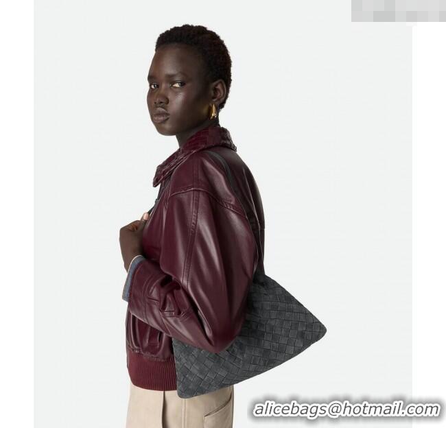 Best Price Bottega Veneta Medium Dustbag in Intrecciato Suede 796728 Amber Brown 2025