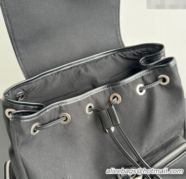 Famous Brand Bottega Veneta Mens Crossroad Multipocket Backpack Bag in Nylon 837377 Black 2025