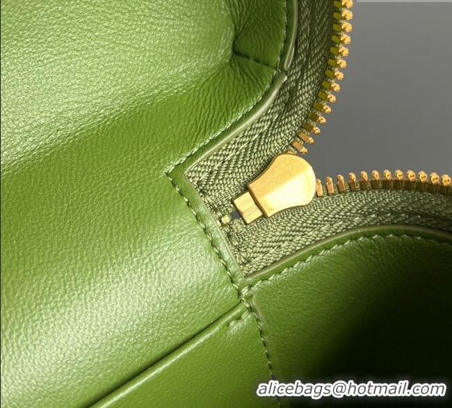 Promotional Bottega Veneta Bang Bang Vanity Case in Intrecciato Leather 789109 Matcha Green 2025