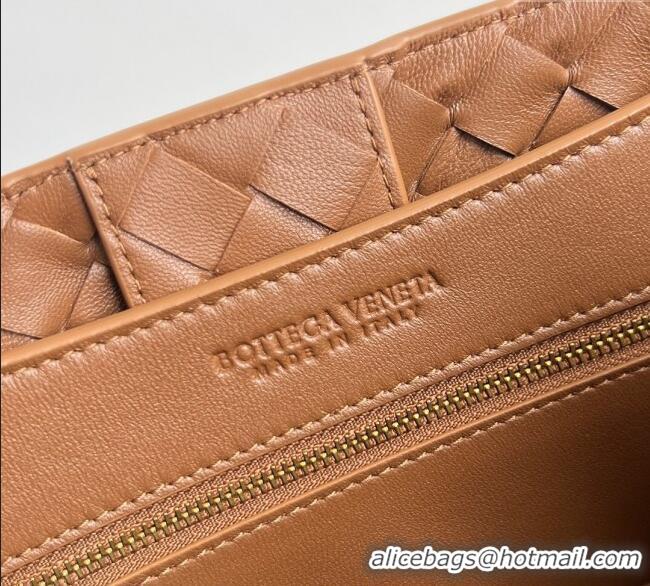 Big Discount Bottega Veneta Medium Andiamo Top Handle Bag in Suede 743572 Brown 2025