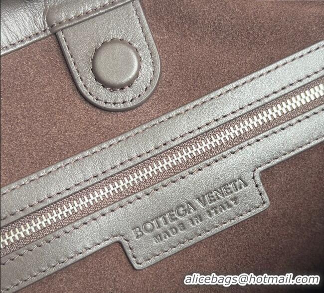 Best Price Bottega Veneta Mens Intrecciato Leather Biblioteca Bucket Bag 836020 Cypress Green 2025