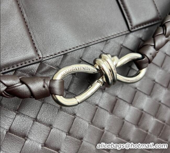 Best Price Bottega Veneta Mens Intrecciato Leather Andiamo Voyager Tote Bag 827066 Fondant Brown 2025