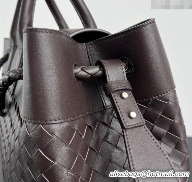 Best Price Bottega Veneta Mens Intrecciato Leather Andiamo Voyager Tote Bag 827066 Fondant Brown 2025