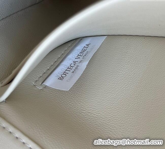 Promotional Bottega Veneta Knot Lock Cross-body Bag in Intrecciato Leather 817191 Sea Salt 2025