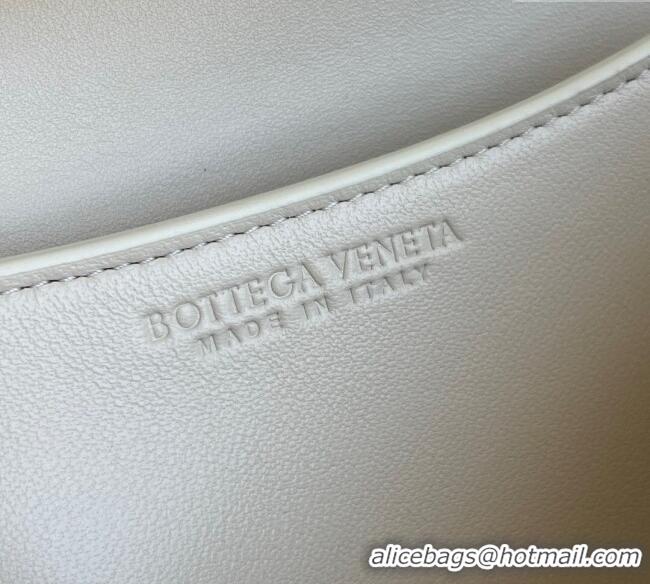 Promotional Bottega Veneta Knot Lock Cross-body Bag in Intrecciato Leather 817191 Sea Salt 2025