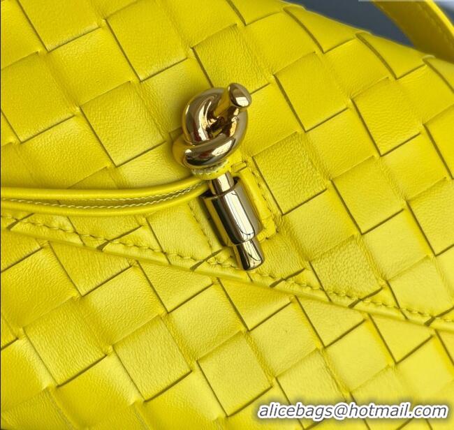 Well Crafted Bottega Veneta Long Clutch Bag Andiamo in Intrecciato Leather 741511 Yellow 2025