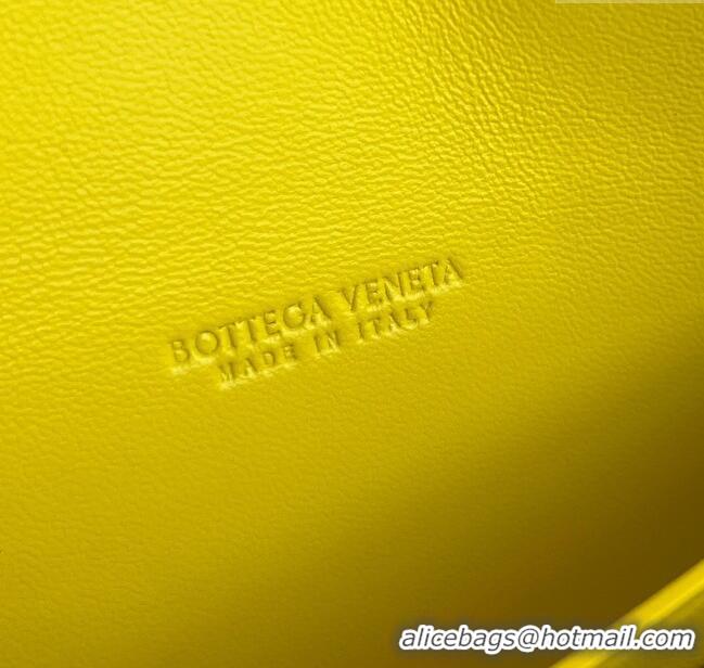 Well Crafted Bottega Veneta Long Clutch Bag Andiamo in Intrecciato Leather 741511 Yellow 2025