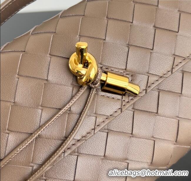 Trendy Design Bottega Veneta Long Clutch Bag Andiamo in Intrecciato Leather 741511 Pinenut Brown 2025