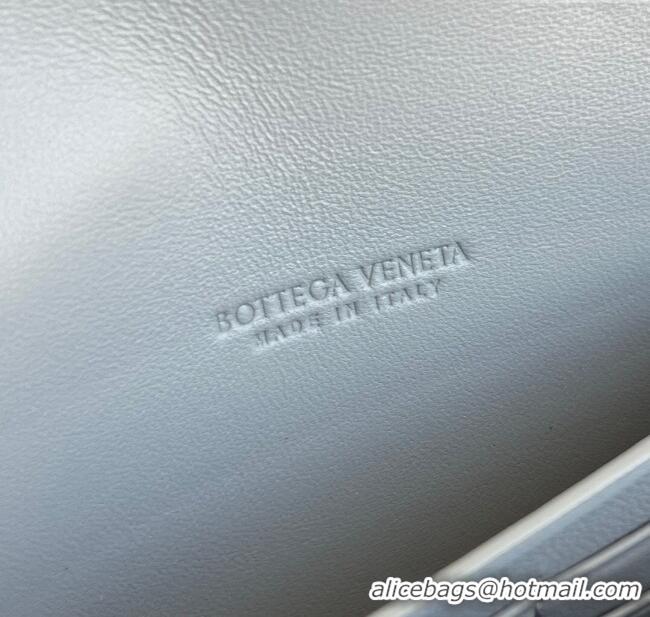 Super Quality Bottega Veneta Long Clutch Bag Andiamo in Intrecciato Leather 741511 Silver Grey 2025