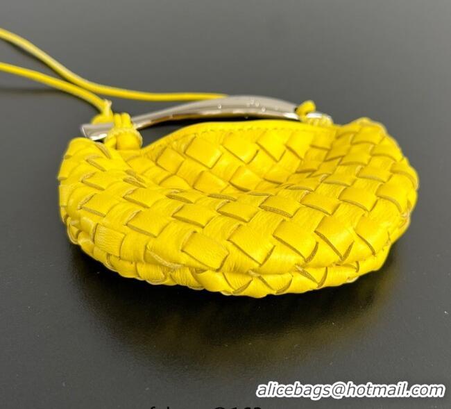 Good Product Bottega Veneta Miniature Sardine Bag in Intrecciato Leather 836834 Sulfur Yellow 2025