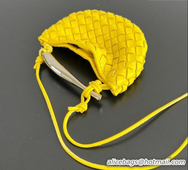 Good Product Bottega Veneta Miniature Sardine Bag in Intrecciato Leather 836834 Sulfur Yellow 2025