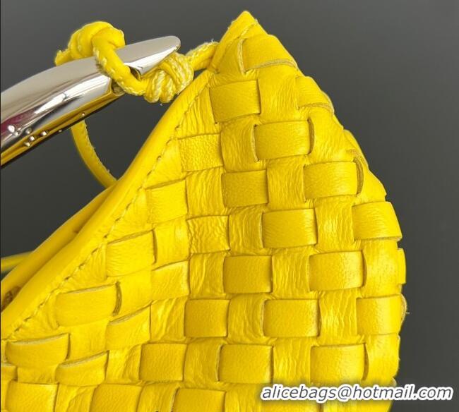 Good Product Bottega Veneta Miniature Sardine Bag in Intrecciato Leather 836834 Sulfur Yellow 2025