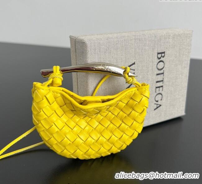 Good Product Bottega Veneta Miniature Sardine Bag in Intrecciato Leather 836834 Sulfur Yellow 2025