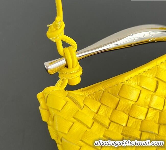 Good Product Bottega Veneta Miniature Sardine Bag in Intrecciato Leather 836834 Sulfur Yellow 2025