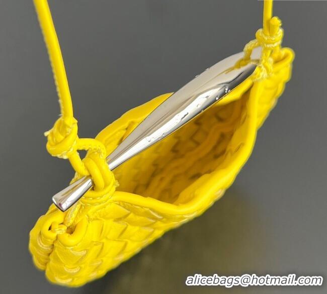 Good Product Bottega Veneta Miniature Sardine Bag in Intrecciato Leather 836834 Sulfur Yellow 2025