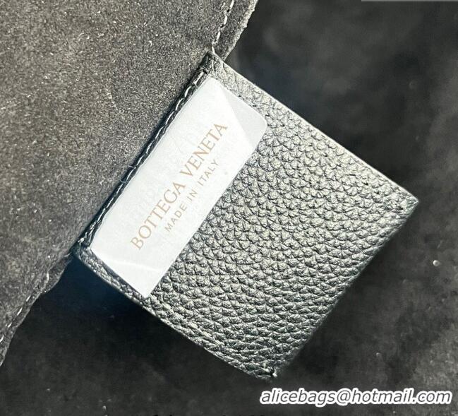 Free Shipping Bottega Veneta Large Campana Shoulder Bag in Grained Leather 844251 Black 2025