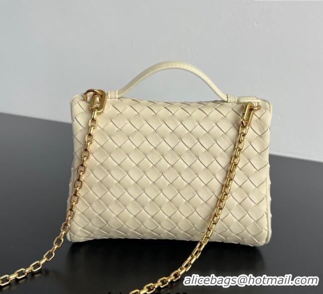 Spot Bulk Bottega Veneta Small Soft Vanity Bag in Intrecciato Leather 843800 Sea Sault 2025