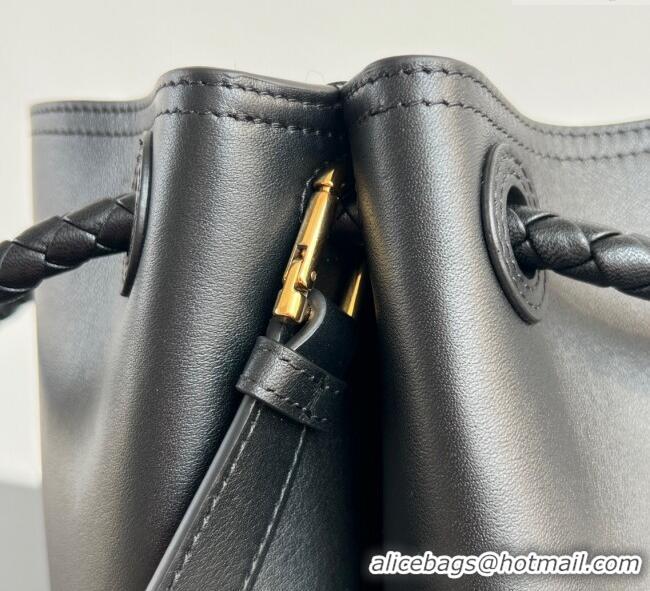 Inexpensive Bottega Veneta Andiamo Bucket Bag in Calf Leather 844169 Black 2025