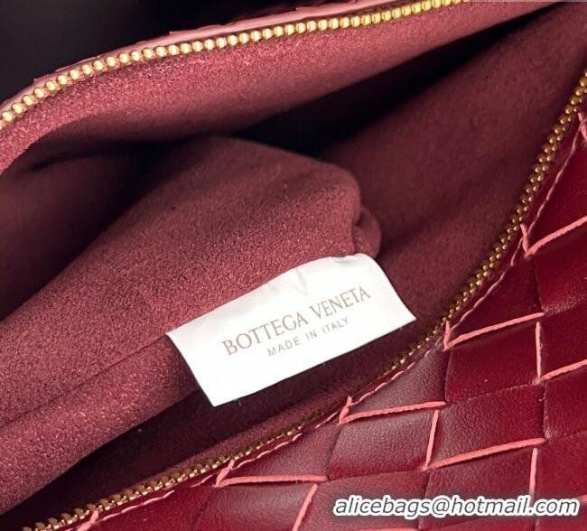 Best Price Bottega Veneta Andiamo Bucket Bag in Calf Leather 844169 Barolo Red 2025