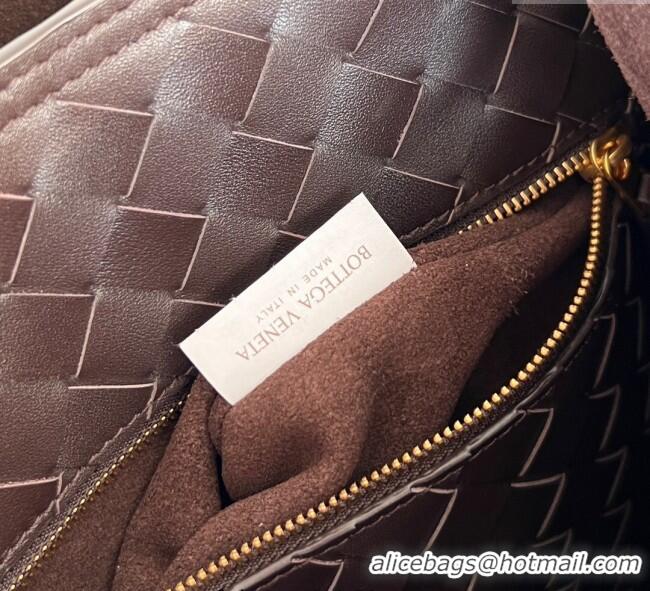 Original Cheap Bottega Veneta Andiamo Bucket Bag in Calf Leather 844169 Fondant Brown 2025