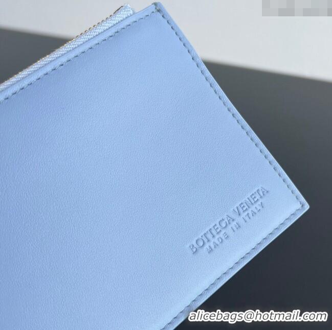 Market Sells Bottega Veneta Small Pinacoteca Tote Bag in Intrecciato Leather and Suede 819004 Lunar Blue/Fondant Brown 2