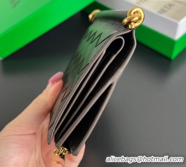 Top Design Bottega Veneta Solstice Small Bi-Fold Wallet in Intrecciato Leather 788055 Fondant Brown 2025