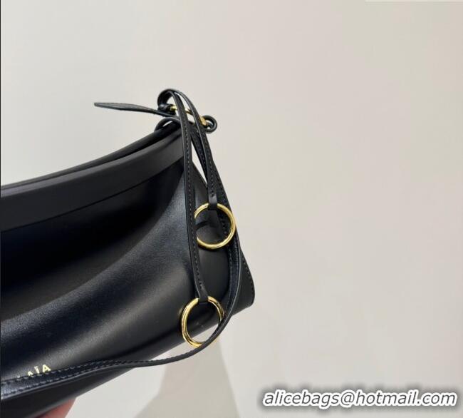 Grade Quality Alaia Le Click Medium Shoulder Bag in Calf Leather 20258821 Black 2025