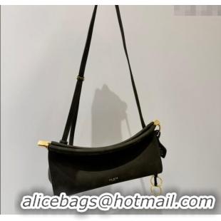 Promotional Alaia Le Click Small Shoulder Bag in Suede 20258822 Green 2025