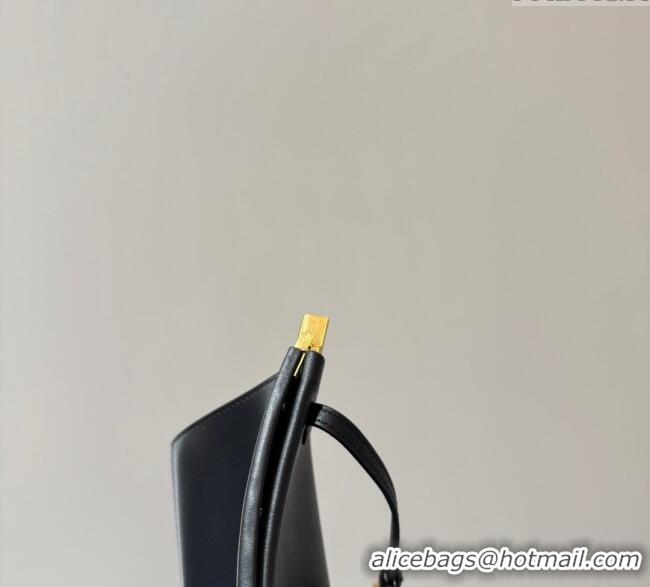 Unique Grade Alaia Le Click Small Shoulder Bag in Calf Leather 20258822 Black 2025