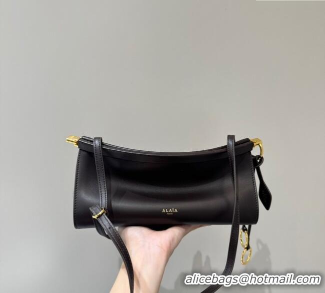 Super Quality Alaia Le Click Small Shoulder Bag in Calf Leather 20258822 Brown 2025