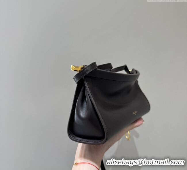 Super Quality Alaia Le Click Small Shoulder Bag in Calf Leather 20258822 Brown 2025