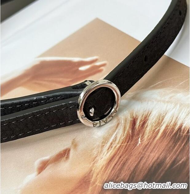 Best Quality Alaia Le Click Small Shoulder Bag in Grained Nubuck Leather 998054S Grey 2025