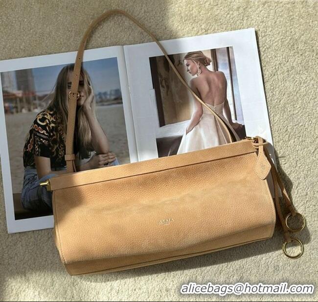 Affordable Price Alaia Le Click Medium Shoulder Bag in Grained Nubuck Leather 998054M Beige 2025