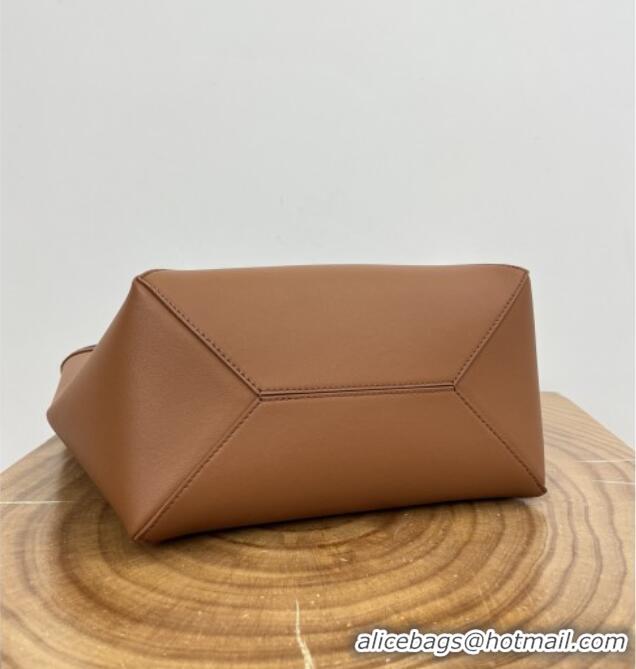 Promotional Loewe Medium Puzzle Fold Tote in Nappa Calfskin 20601 Brown/Green 2025