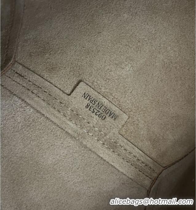 Promotional Loewe Medium Puzzle Fold Tote in Nappa Calfskin 20601 Brown/Green 2025